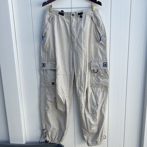 KIKWEAR K Lab Cargo Pockets Pants Vintage Khaki Skater...